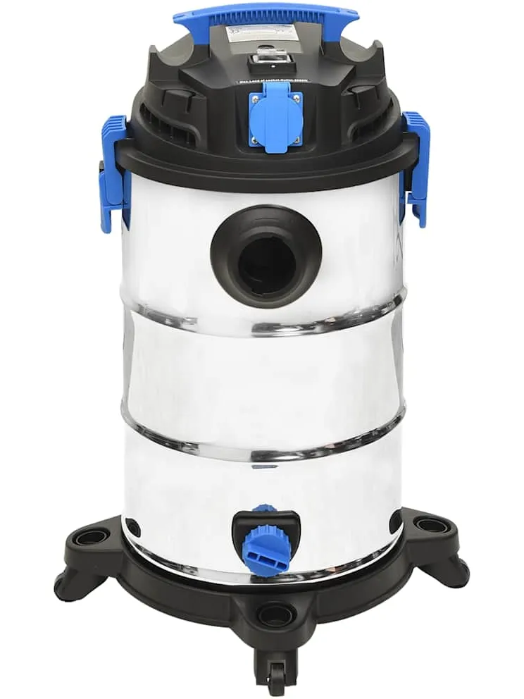 vidaXL Nat- en droogzuiger 1200 W 30 L zilverkleurig, foto 4