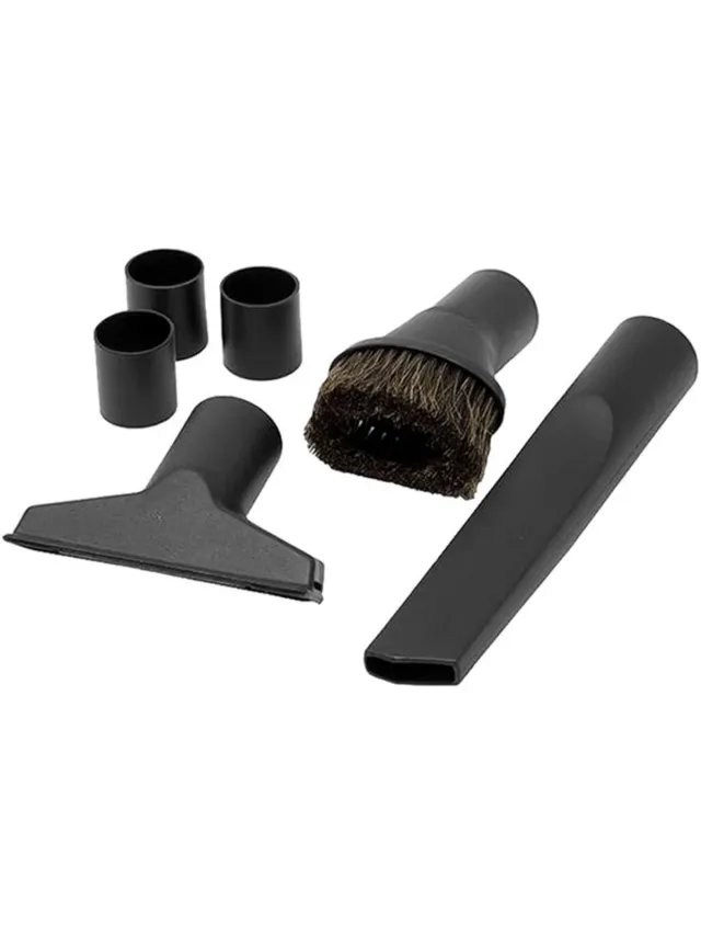 Propex Parts Accessoireset Stofzuiger - Universeel incl. adapters - 32 en 35 mm - 6-delig zwart