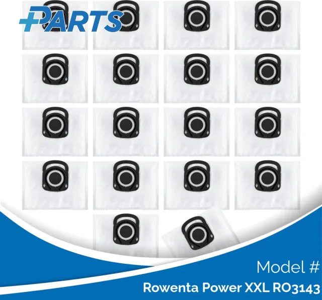 Plus.Parts Rowenta Power XXL RO3143 Stofzakken (18 Stuks, Plus.Parts® alternatief voor ZR200540) Overig