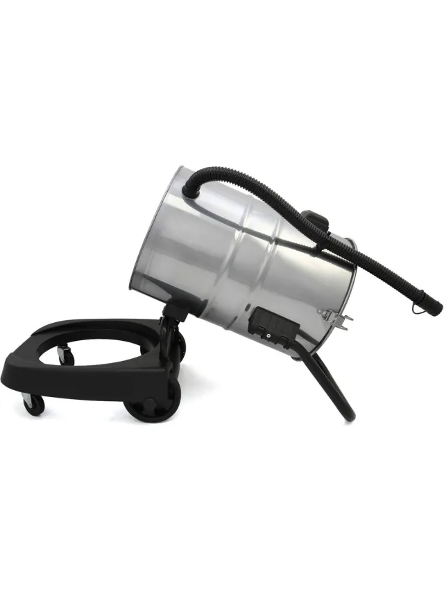 MonsterShop Maxblast 50l industriële nat/droog zuiger - grijs - 50l - 1400w motor Zilver