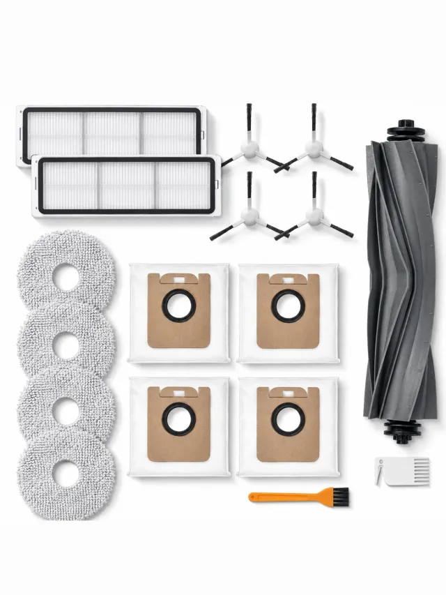 ZENC® Complete Accessoireset Geschikt voor Dreame L10s Ultra, L10 Ultra, S10(pro) & Xiaomi X10/X10+ - Robotstofzuiger - Onderhoudsset - HEPA-filters - Borstels - Stofzakken - Dweilpads Wit