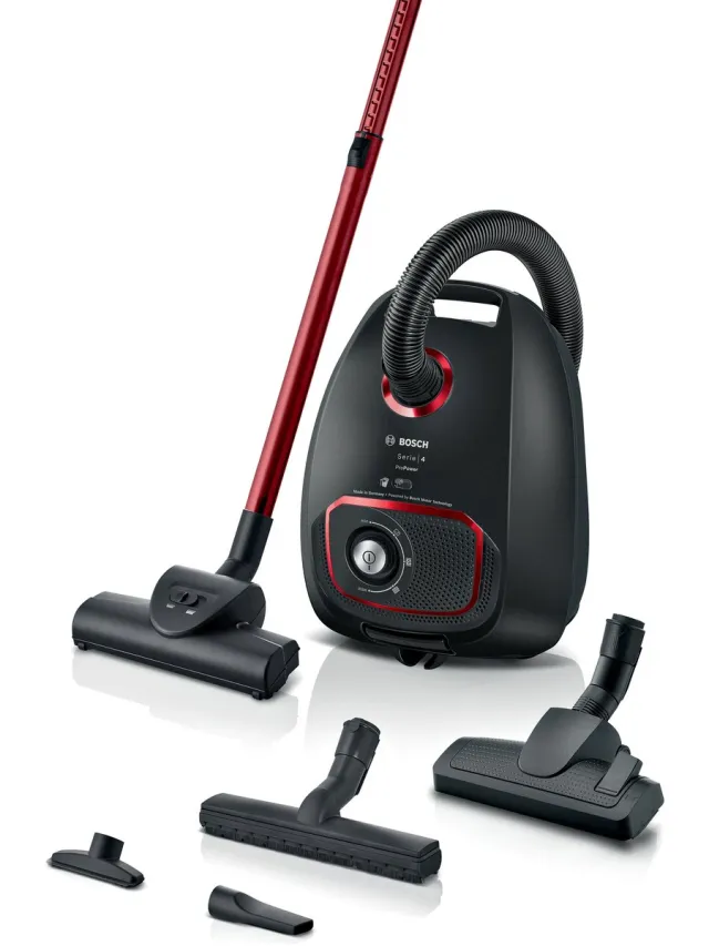Bosch BGL41POW2H Serie 4 - Stofzuiger met zak Zwart