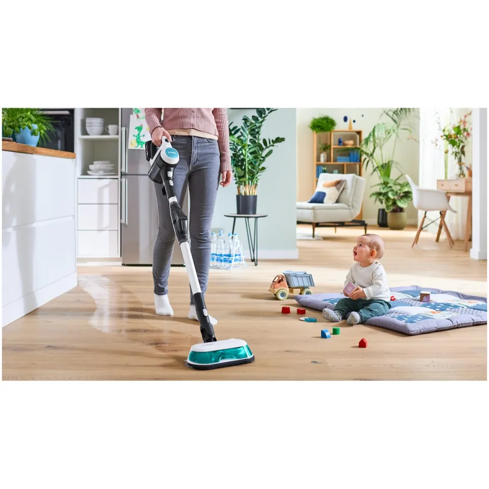 Bosch Unlimited 7 BCS712HYG5 steelstofzuiger met dweilfunctie wit, foto 2