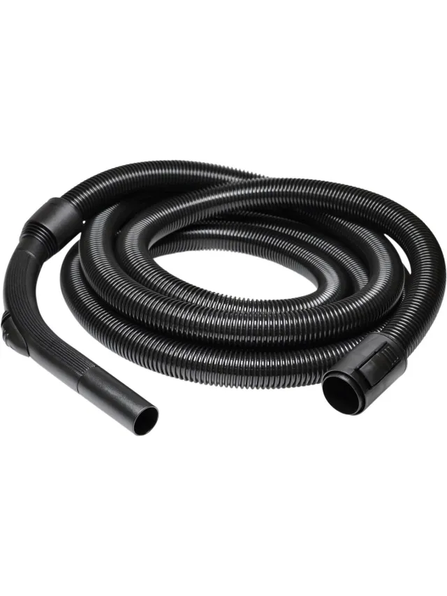VHBW Vervangingsslang compatibel met Kärcher WD 3.300 M *EU-I (1.629-650.0) stofzuiger - 5,5 m, handvat, 35 mm ronde aansluiting zwart