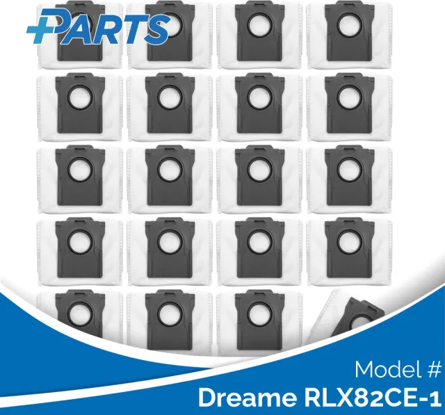 Plus.Parts Dreame RLX82CE-1 Stofzakken (20 Stuks, Plus.Parts® alternatief voor RDB8) Overig