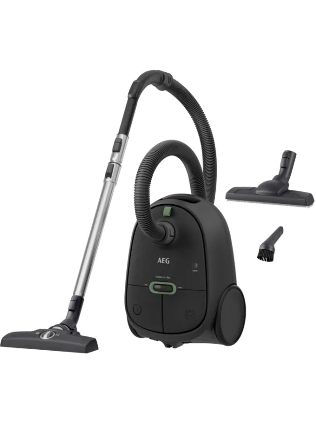 AEG 6000 CLEAN AB61C2OKO sledestofzuiger met zak zwart Grijs