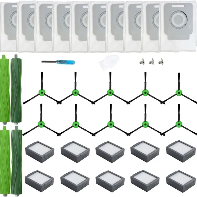 Inf Complete vervangingsonderdelenset compatibel met iRobot Roomba I & J serie modellen Multicolor