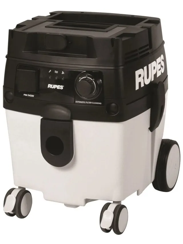 Rupes S230EL Stofzuiger 30 liter + Automatische Filterreiniging - 1200 Watt - Klasse Meerkleurig