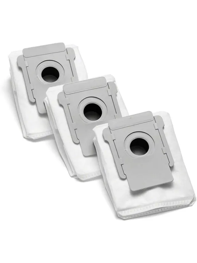 Geschikt voor iRobot (Merkloos) iRobot Originele onderdelen - Clean Base automatische vuilafvoerzakken (3x) - Compatibel met alle Clean Base-modellen Wit