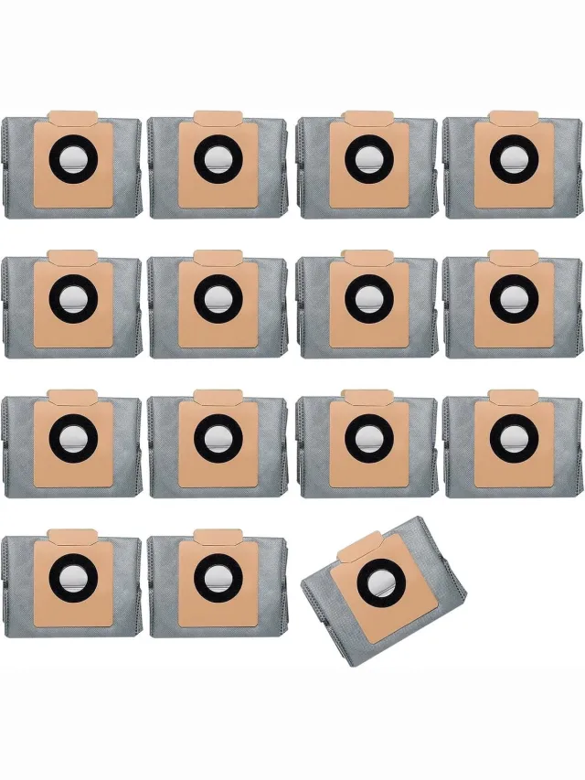 Plus.Parts Eufy X8 Pro en X10 Pro Omni Stofzakken (15 Stuks, Plus.Parts® alternatief voor T29F70A2) Overig