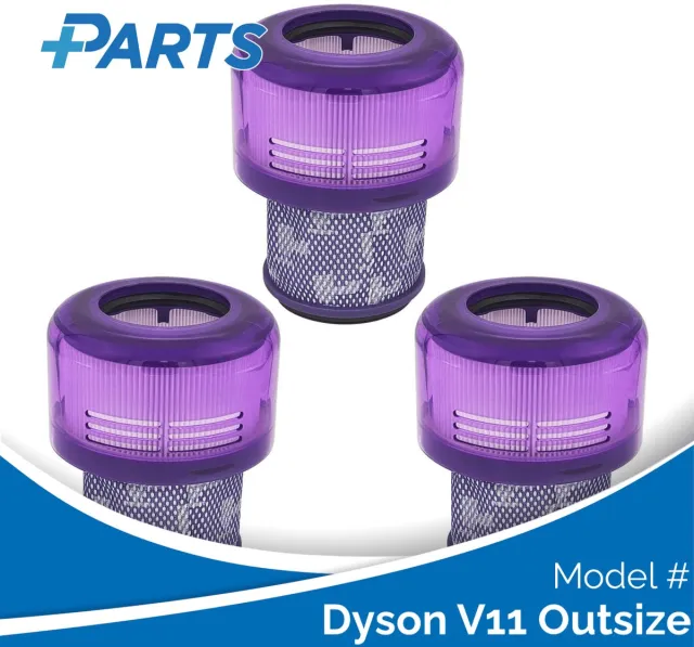 Plus.Parts Dyson V11 Outsize Filters (3 Stuks, Plus.Parts® alternatief voor 970422-01) Overig