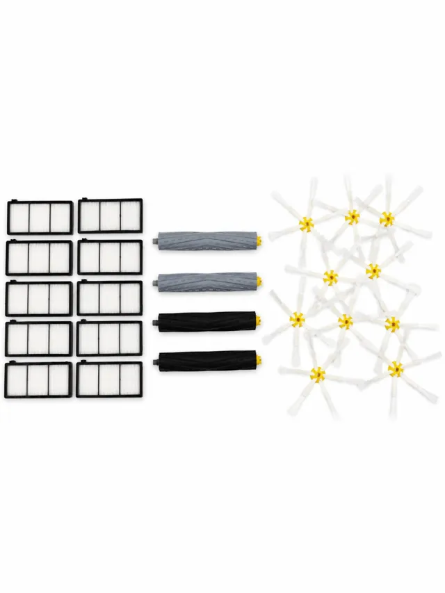 AllSpares Onderdelenset Stofzuiger geschikt voor iRobot Roomba 800 / 900 (24st.)