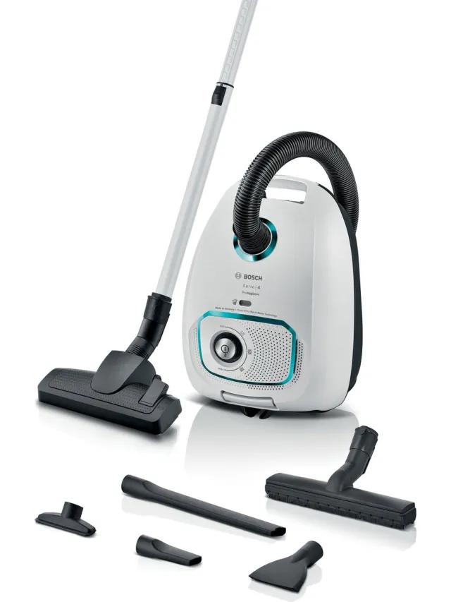 Bosch ProHygienic BGB41HYG1H Serie 4 - Stofzuiger met zak - 11 mtr bereik - ULPA15 - Wit