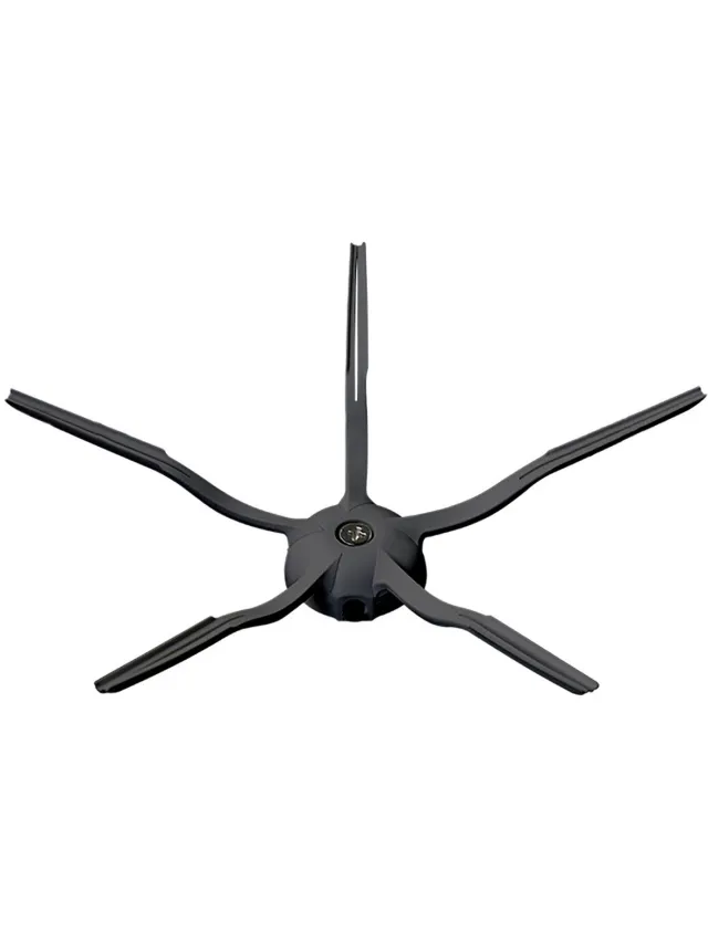 MyRobo.nl - Universeel Zijborstel / Side brush (Zwart) - Compatible met Roborock S4, S5, S6, S7, S8, E & Q Series (S4, S5Max, S6, S6 Pure, S6MaxV, S7, S7MaxV, E4, E5,Q5, Q7, Q7Max)