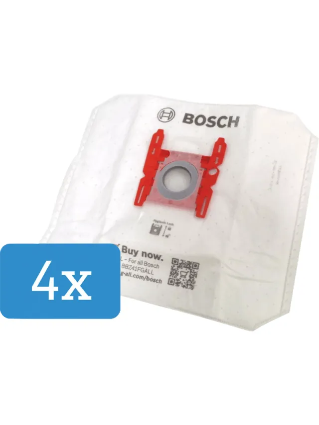 Bosch BBZ41FGALL G All stofzuigerzak (4 stuks)