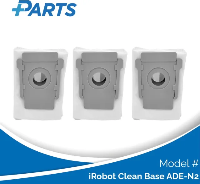 Plus.Parts iRobot Clean Base ADE-N2 Stofzakken (3 Stuks, Plus.Parts® alternatief voor 4626194 / 4640235) Overig