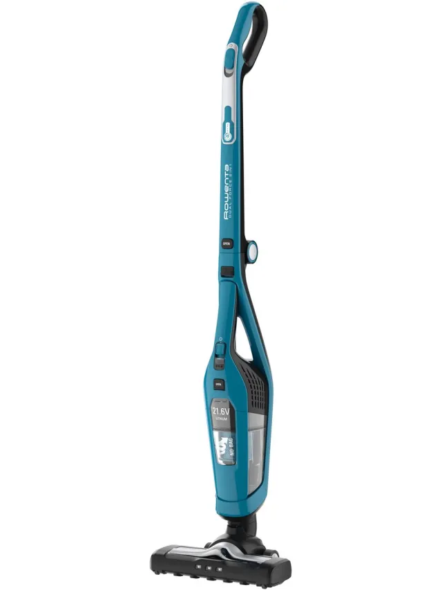 Rowenta RH6751WO Dual Force 2 in 1 - Steelstofzuiger Blauw