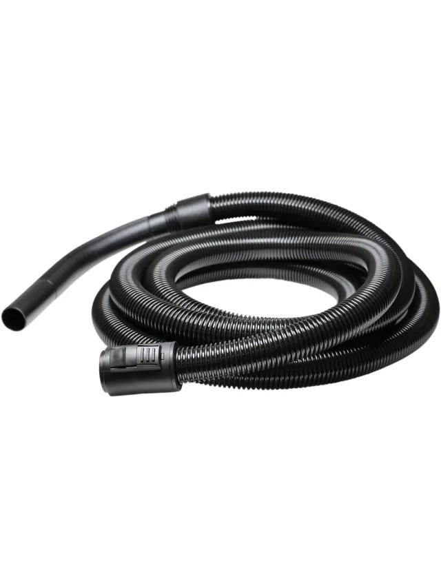 VHBW Vervangingsslang compatibel met Kärcher WD 3.250, WD 3.230 *EU-II (1.629-610.0), WD 3.300 M stofzuigers - 5,5 m, handvat, 35 mm ronde aansluiting zwart