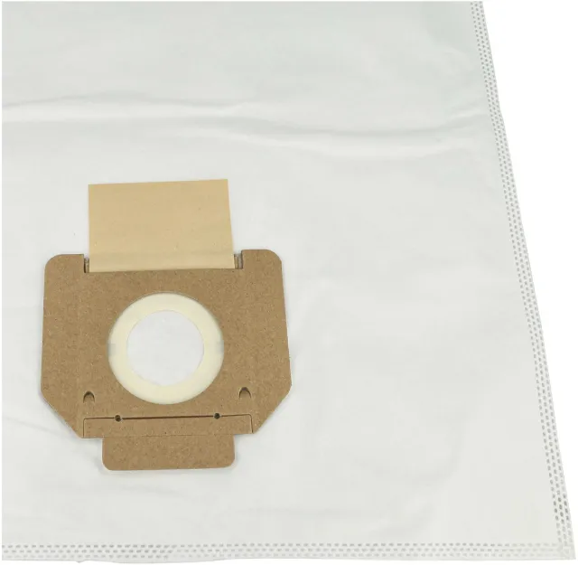 VHBW 10 stuks vervangende stofzakken voor Nilfisk Alto 302004000 voor stofzuigers - 49,2 cm x 37,5 cm, wit