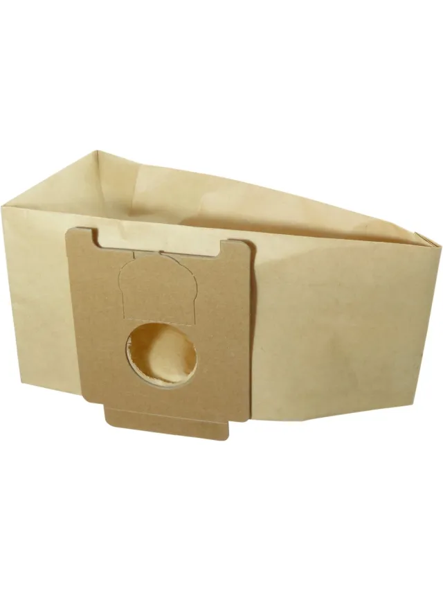 Filtras 5 stuks Filtras stofzuigerzakken geschikt voor Moulinex Powerpack, Effimax, CE 1, CE 2, BQ2, BQ3 series
