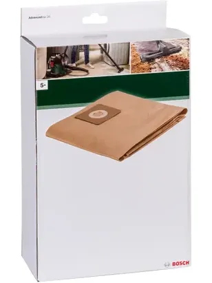 Bosch Stofzakken Voor Advancedvac 20 - Papier - 5 Stuks, foto 2
