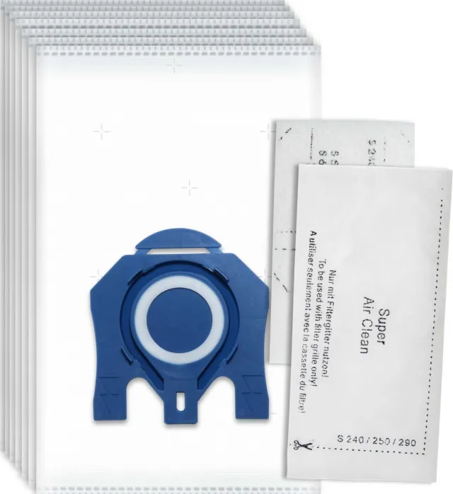 Dparts 10x Dparts PRO stofzakken geschikt voor Miele GN - met 2 filters - stofzuigerzakken HyClean 3D Efficiency GN - HyClean Pure GN - Complete C2, C3 en Classic C1 stofzuiger series - stofzuigzak MI40