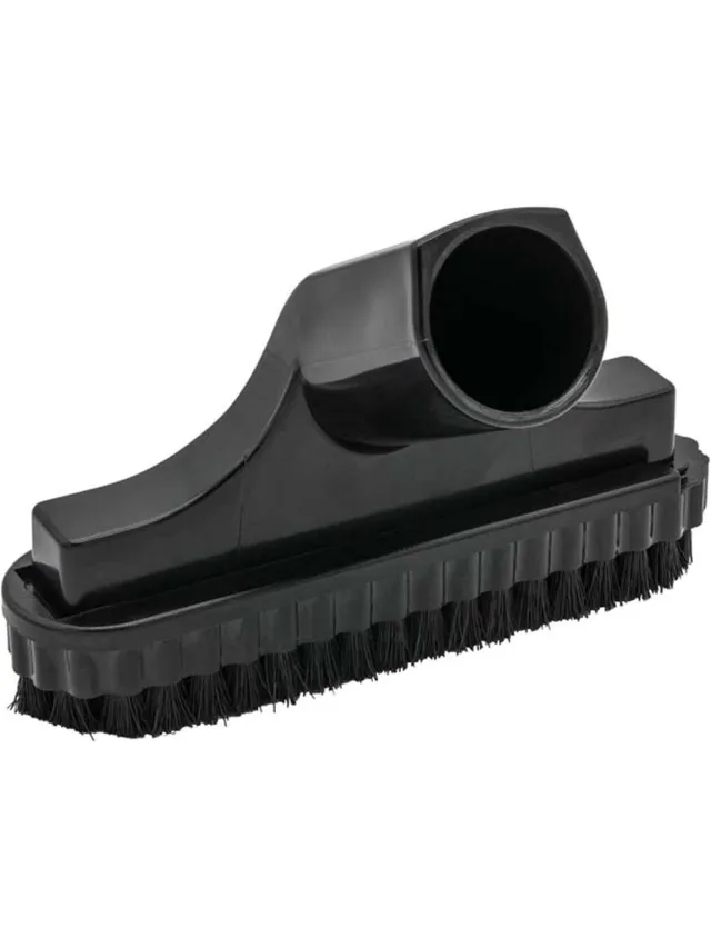 SQOON Zuigmondje Geschikt voor Numatic en andere 32 mm buisaansluitingen – Met Afneembare Borstel – Vervangt 601145 / 601146 Zwart