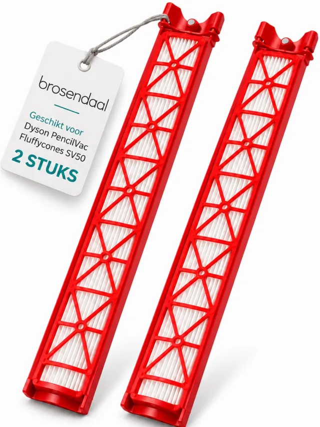 Brosendaal Filter geschikt voor Dyson PencilVac Fluffycones SV50 – Vervangingsfilter 974281-01 – Stofzuigerfilter – 2 Stuks SV50 PencilVac