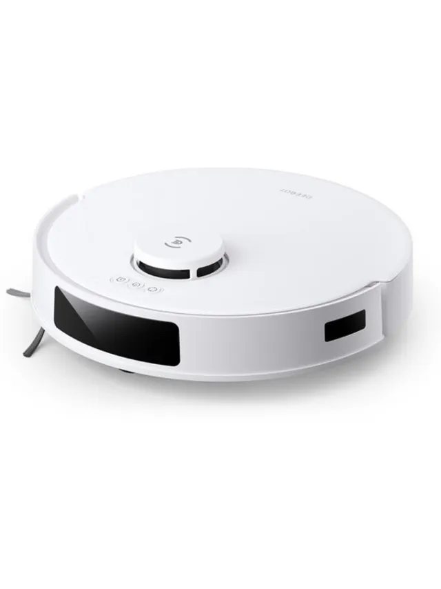 Ecovacs DEEBOT N20 - Robotstofzuiger met dweilfunctie - 8000 Pa zuigkracht- Zelfreinigende Robotstofzuiger met Warmwater – Dweilsysteem - Automatisch Leegstation - Geschikt voor dierenharen Wit