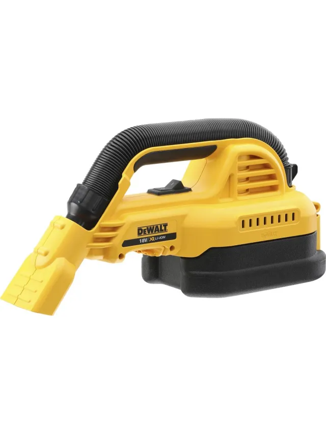 DeWalt DCV517N Accu nat- en droogstofzuiger 18V XR Basic Body Zwart