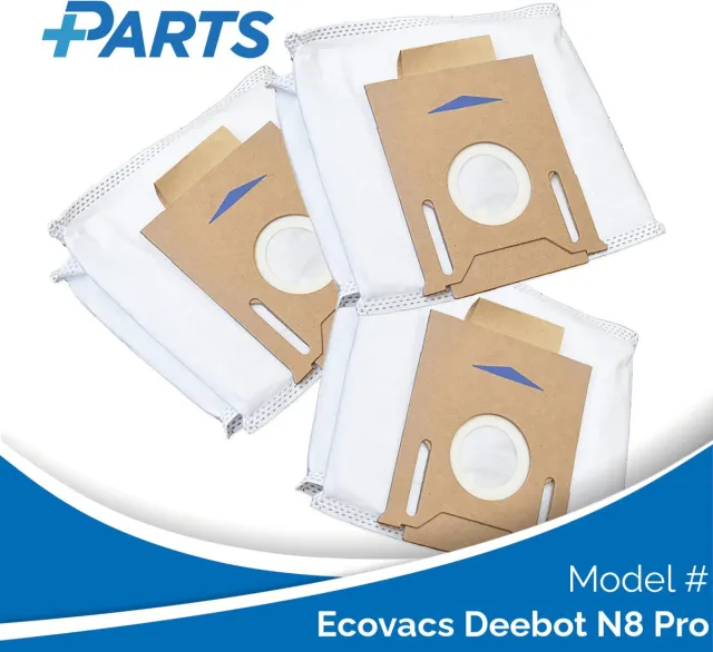Plus.Parts Ecovacs Deebot N8 Pro Stofzakken (3 Stuks, Plus.Parts® alternatief voor D-DB03) Overig