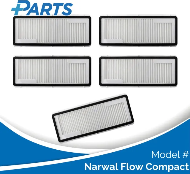 Plus.Parts Narwal Flow Compact Filters (5 Stuks, Plus.Parts® alternatief voor CP-PJ-A00088-00-00) Overig
