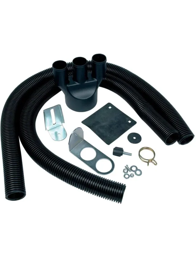 DeWalt Stofafzuigset t.b.v. D27107 / D27107XPS - D271054 Zwart