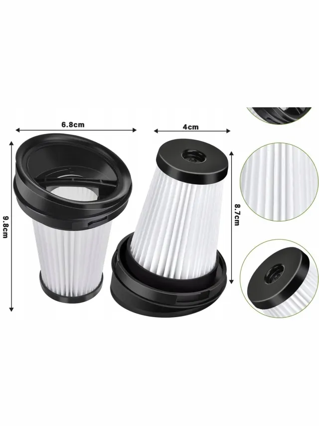AreoSe HEPA-filter voor GRUNDIG VCH 96 98 GORENJE SVC144 180 216 - 3 stuks