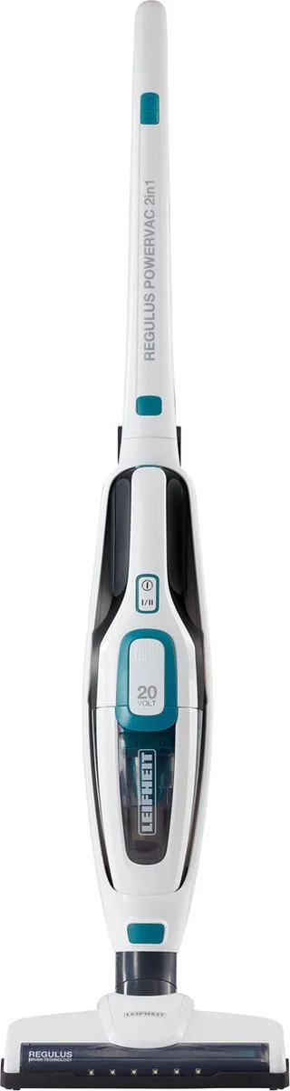 Leifheit Regulus Powervac steelstofzuiger - met kruimelzuiger - 2in1 - 20v Turquoise