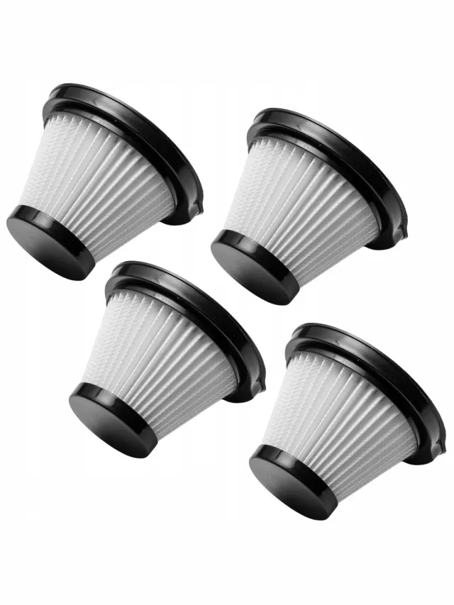 AreoSe Stofzuigerfilter voor Deerma DX115S DX115C - 4 stuks
