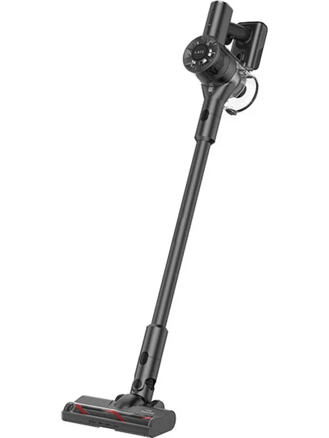 Lafe PowerGlide 2 in 1 Snoerloze Steelstofzuiger Met LED Verlichting 200W - 2200 mAh 35min Werkingstijd - 0,5L Zakloze Tankinhoud - Multi-Cycloonfiltratiesysteem - Zwart