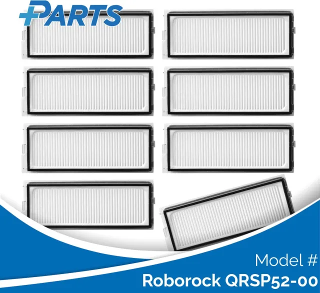 Plus.Parts Roborock QRSP52-00 Filters (8 Stuks, Plus.Parts® alternatief voor 8.02.0296) Overig