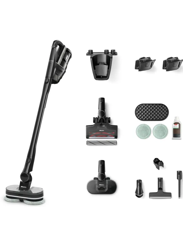 Miele Triflex HX3 Plus Aqua steelstofzuiger zwart