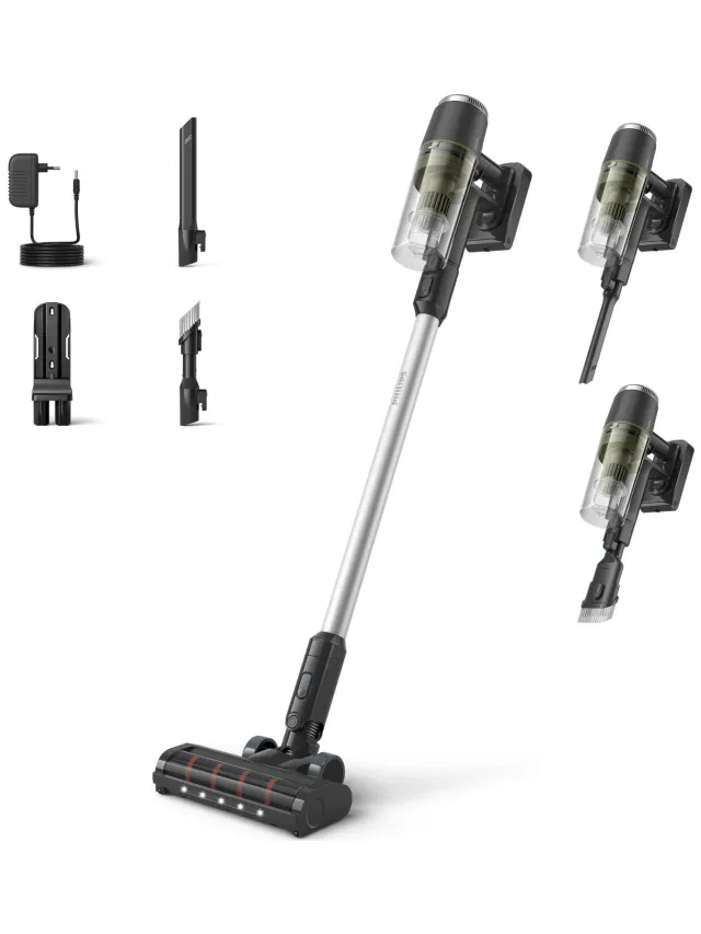 Philips XC3033/01 draadloze steelstofzuiger zwart