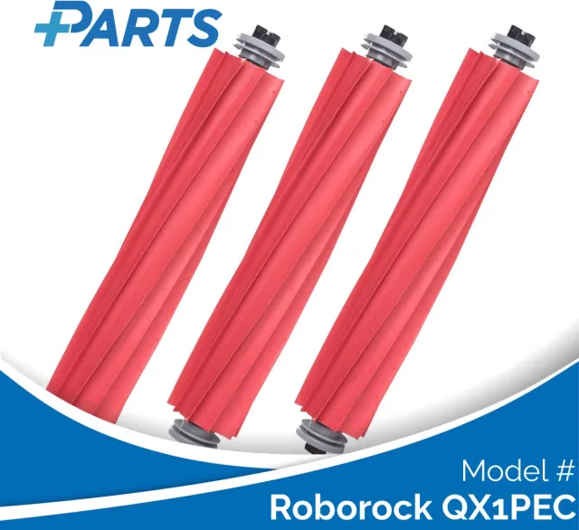 Plus.Parts Roborock QX1PEC Borstels (3 Stuks, Plus.Parts® alternatief voor 8.02.0079) Overig