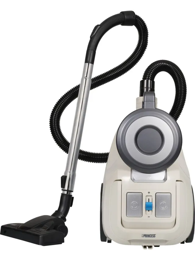 Princess 335080 - Multicycloon Stofzuiger - Stofzuiger zonder zak - Alle vloertypes - Snoer 8 meter - 4L inhoud - 700W Wit