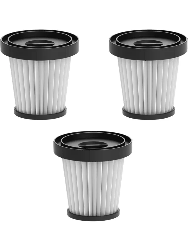 Avalue HEPA-filters - Geschikt voor Avalue Steelstofzuiger Draadloos- 3 stuks Wit