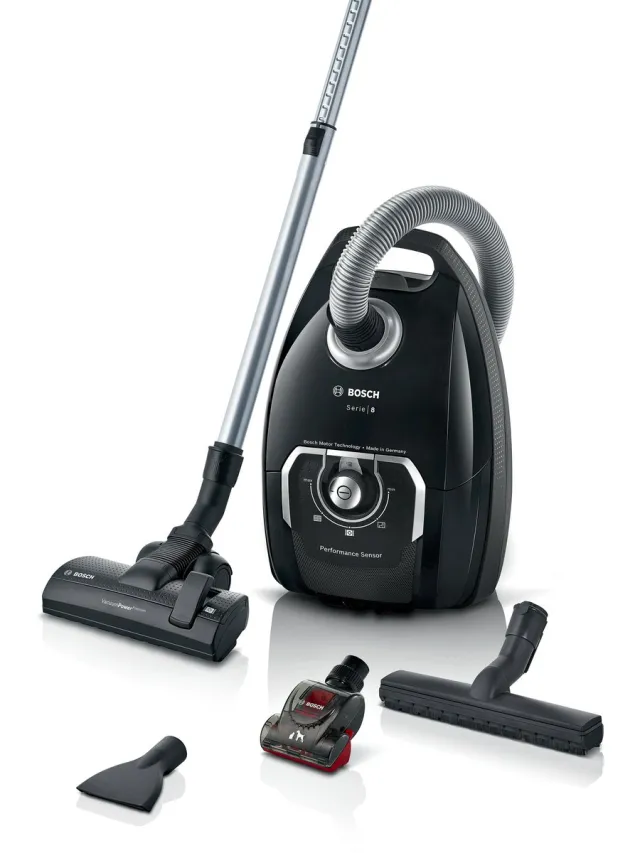 Bosch BGL8BA3S Serie 8 - Stofzuiger met zak - 15mtr bereik - HEPA13 - Zwart