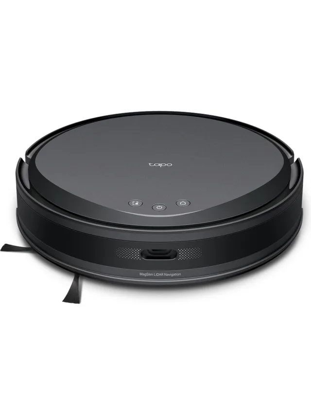 Tapo RV20 Max Robotstofzuiger met dweilfunctie- LiDAR - 5300 Pa Zwart