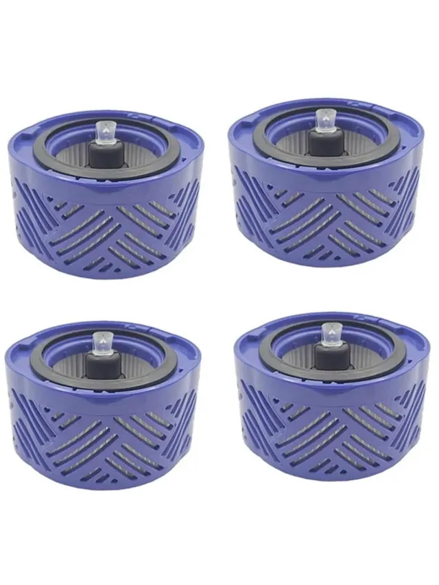 Thredo HEPA Filter geschikt voor Dyson V6 / DC59 Absolute Stofzuigers - Set van 4 Stuks - Wasbaar Uitblaasfilter - Vervangt 966912-03