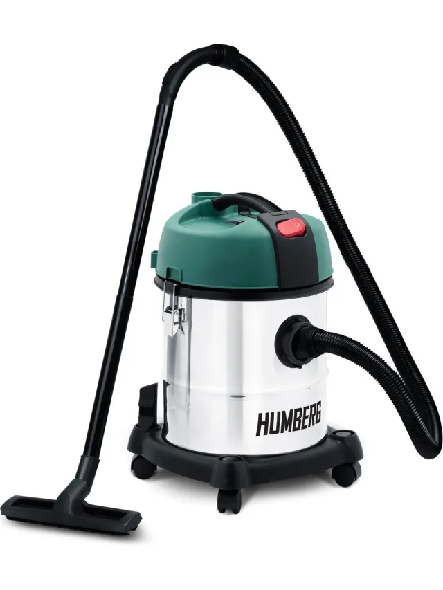 Humberg Industriële stofzuiger 20L - 1200W Zilver groen