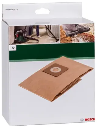 Bosch Stofzakken Voor Universalvac 15 - Papier - 5 Stuks, foto 2