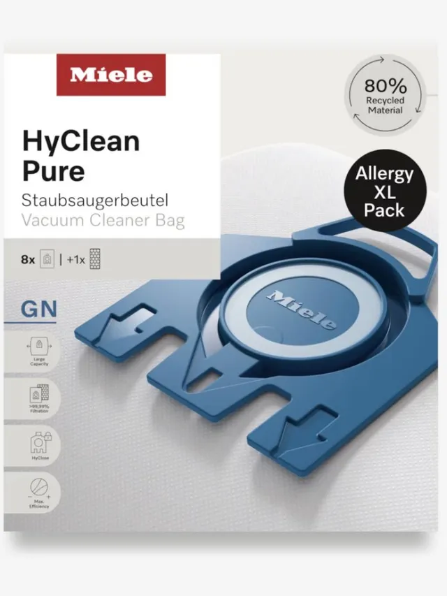 Miele HyClean 3D Efficiency GN Allergy XL Pack - Stofzuigerzakken - 8 stuks