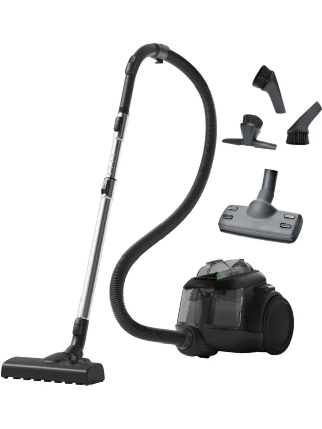 AEG AL61A2EPP zakloze stofzuiger Zwart
